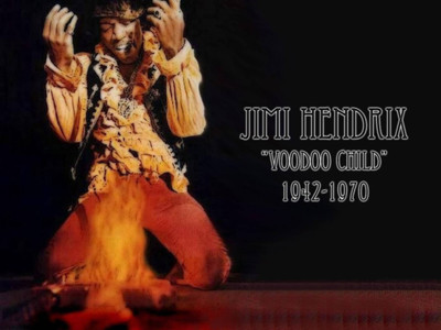 

Akhuratha Jimi Hendrix Fine Quality Wall Poster Paper Print(12 inch X 18 inch, Rolled)