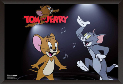

Akhuratha Tom and Jerry Fine Quality Wall Poster Paper Print(12 inch X 18 inch, Rolled)