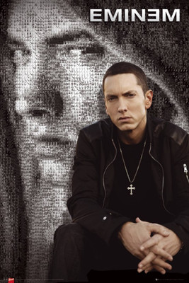 

Akhuratha Eminem Fine Quality Wall Poster Paper Print(12 inch X 18 inch, Rolled)
