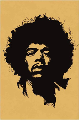 

Akhuratha Jimi Hendrix Fine Quality Wall Poster Paper Print(12 inch X 18 inch, Rolled)