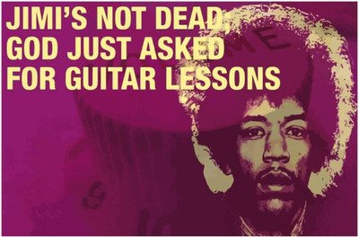 

Akhuratha Jimi Hendrix Fine Quality Wall Poster Paper Print(12 inch X 18 inch, Rolled)