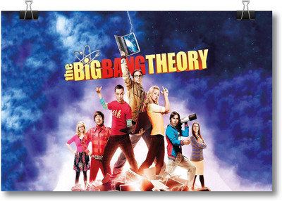 

Akhuratha The Big Bang Theory Fine Quality Wall Poster Paper Print(12 inch X 18 inch, Rolled)