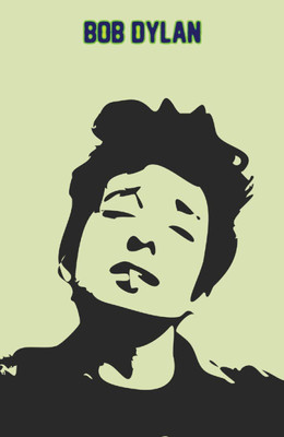

Akhuratha Bob Dylan Fine Quality Wall Poster Paper Print(12 inch X 18 inch, Rolled)