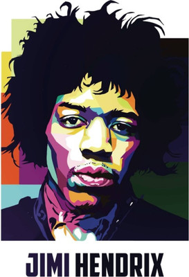 

Akhuratha Jimi Hendrix Fine Quality Wall Poster Paper Print(12 inch X 18 inch, Rolled)