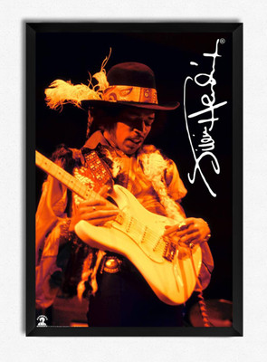 

Akhuratha Jimi Hendrix Fine Quality Wall Poster Paper Print(12 inch X 18 inch, Rolled)