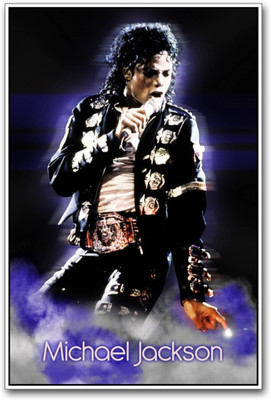 

Akhuratha Michael Jackson Fine Quality Wall Poster Paper Print(12 inch X 8 inch, Rolled)