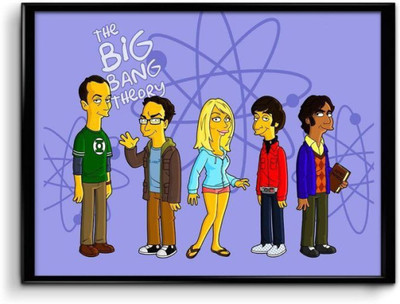 

Akhuratha The Big Bang Theory Fine Quality Wall Poster Paper Print(12 inch X 18 inch, Rolled)