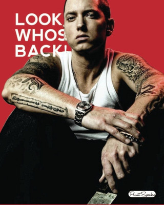 

Akhuratha Eminem Fine Quality Wall Poster Paper Print(12 inch X 10 inch, Rolled)