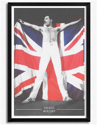 

Akhuratha Freddie Mercury Fine Quality Wall Poster Paper Print(12 inch X 8 inch, Rolled)