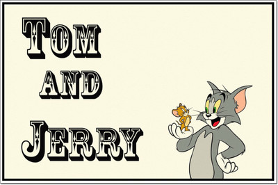 

Akhuratha Tom and Jerry Fine Quality Wall Poster Paper Print(12 inch X 18 inch, Rolled)