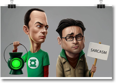 

Akhuratha The Big Bang Theory Fine Quality Wall Poster Paper Print(12 inch X 18 inch, Rolled)