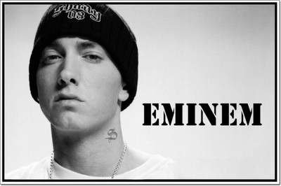 

Akhuratha Eminem Fine Quality Wall Poster Paper Print(12 inch X 18 inch, Rolled)