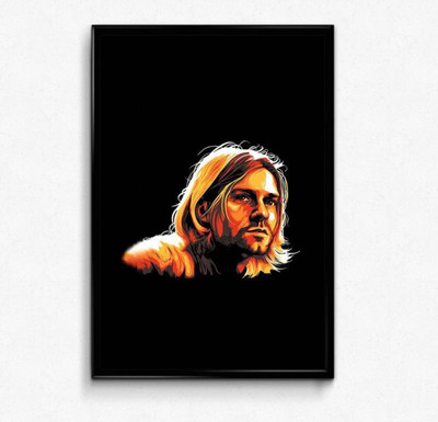 

Akhuratha Kurt Gobain Fine Quality Wall Poster Paper Print(12 inch X 18 inch, Rolled)