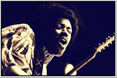 

Akhuratha Jimi Hendrix Fine Quality Wall Poster Paper Print(12 inch X 18 inch, Rolled)