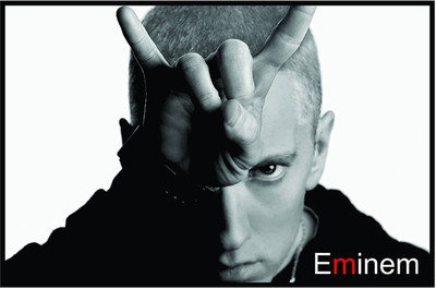 

Akhuratha Eminem Fine Quality Wall Poster Paper Print(12 inch X 18 inch, Rolled)