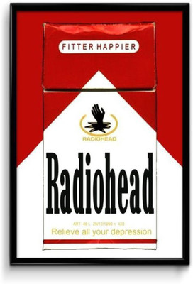 

Akhuratha Radiohead Fine Quality Wall Poster Paper Print(12 inch X 18 inch, Rolled)