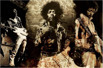 

Akhuratha Jimi Hendrix Fine Quality Wall Poster Paper Print(12 inch X 18 inch, Rolled)