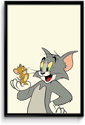 

Akhuratha Tom and Jerry Fine Quality Wall Poster Paper Print(12 inch X 8 inch, Rolled)