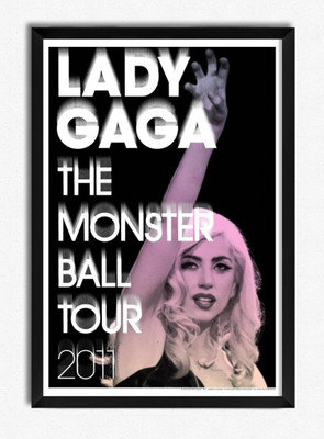 

Akhuratha Lady Gaga Fine Quality Wall Poster Paper Print(12 inch X 18 inch, Rolled)