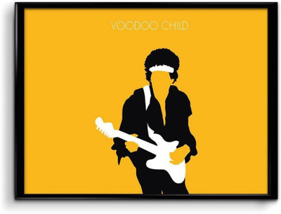 

Akhuratha Jimi Hendrix Fine Quality Wall Poster Paper Print(12 inch X 18 inch, Rolled)