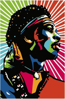 

Akhuratha Jimi Hendrix Fine Quality Wall Poster Paper Print(12 inch X 18 inch, Rolled)