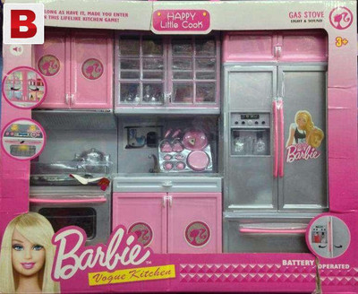barbie kitchen set flipkart