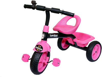 

STEPUPP BABY TRICYCLE FOR KIDS WITH BASKET PINK COLOR KIDS TRICYCLE RECOMMENDED TRICYCLE FOR BABY GIRL OR TRICYCLE FOR BABY BOY OR TRICYCLE FOR TODDLER GIRL OR TRICYCLE FOR TODDLER BOY RECOMMENDED FOR TODDLER 1,2,3,4,5 YEAR CHILDREN TRICYCLE FOR KIDS KIDS