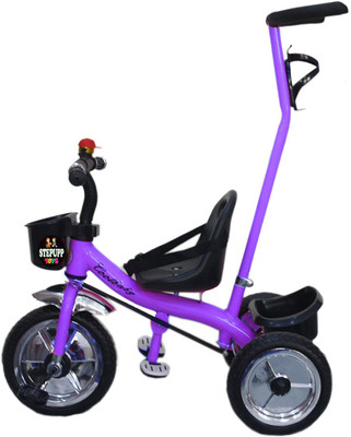 

STEPUPP BABY TRICYCLE FOR KIDS WITH FOOTREST FRONT OR BACK BASKET AND PARENT HANDLE PURPLE COLOR KIDS TRICYCLE RECOMMENDED TRICYCLE FOR BABY GIRL OR TRICYCLE FOR BABY BOY OR TRICYCLE FOR TODDLER GIRL OR TRICYCLE FOR TODDLER BOY RECOMMENDED FOR TODDLER 1,2