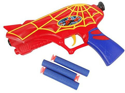 

DD RETAIL Spiderman Gun With Soft Dart For Kids(Yellow)