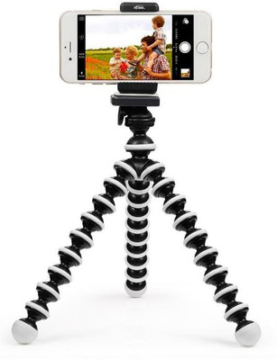 

Fedus 6 inch Flexible Gorillapod Tripod For Action Camera Smartphone_001 Tripod(White, Supports Up to 1.5 g)