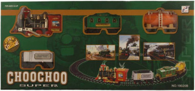 

Sakshi Enterprises Choo Choo Train Track Set With Smoke Emission(Multicolor)