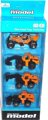 

Amazia Metal Die Cast Car Gift Pack (Set of 4) for kidz(Multicolor)