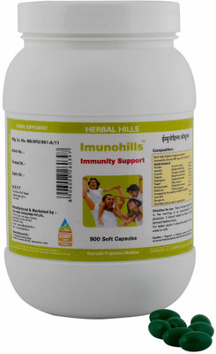 

Herbal Hills Imunohills - Value Pack 900 Capsule - Pack of 2(500 mg)