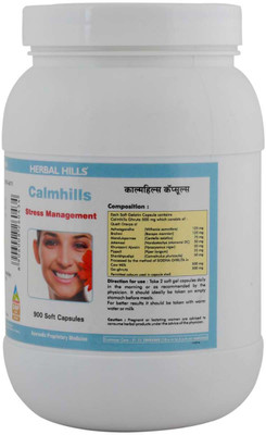 

Herbal Hills Calmhills - Value Pack 900 Capsule - Pack of 4(500 mg)