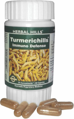 

Herbal Hills Turmerichills 60 Capsules (Pack of 4)(300 mg)
