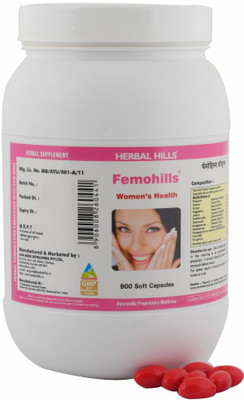 

Herbal Hills Femohills - Value Pack 900 Capsule(900 No)