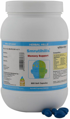 

Herbal Hills Smrutihills - Value Pack 900 Capsule - Pack of 10(500 mg)