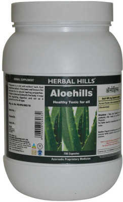

Herbal Hills Aloehills - Value Pack 700 Capsules (Pack of 4)(400 mg)