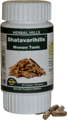 

Herbal Hills Shatavarihills 60 Capsules (Pack of 4)(240 mg)