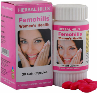 

Herbal Hills Femohills 30 Capsule - Pack of 10(500 mg)
