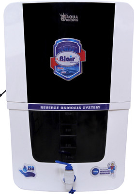 

BLAIR AQUA KROWN ALKALINE 12 RO + UV + UF + TDS Water Purifier(WHITE BROWN)