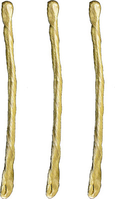 

Embroiderymaterial Zari Thread dori for Embroidery Jewelry making (Pack of 3 Rolls, Gold Color)