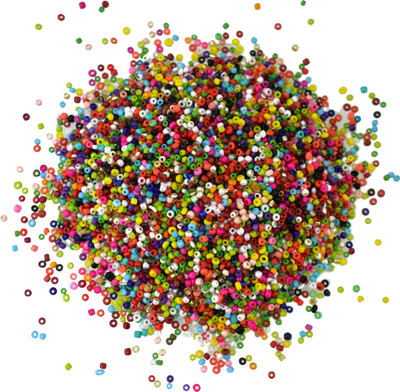 

Embroiderymaterial SB07336 Seed Beads Multicolor Combo for Embroidery, Craft & Jewellery Making (50 gm)