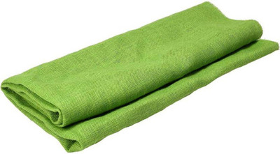 

karigari Laminated Jute Cloth Parrot Green color, 48 Inches Width, One Metre Packing, Used in Bags Making, Art & Craft