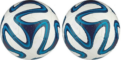

skyward BRZ Glider Fifa (Pack Of 2 Balls ) Football - Size: (Pack of 1, White, Blue
