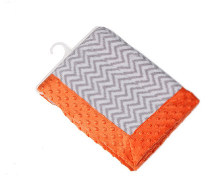 

Miss & Chief Printed  Crib Baby Blanket(Microfiber, Grey