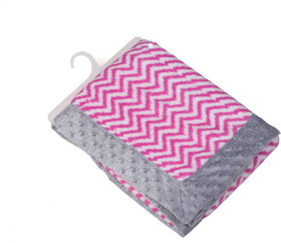 

Miss & Chief Printed  Crib Baby Blanket(Microfiber, Fuchsia