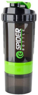 spider 500 ml Plastic Shaker(Pack of 1, Green)