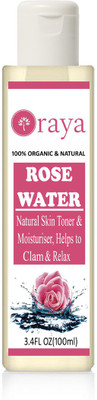 

ORAYA Premium Rose Water - For Toner, Cleanser, Nourishing & Refreshing Purposes 100 ml(100 ml)