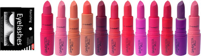 

ravishing Eyelashes, Mac 12 shades giambattista valli lipsticks(Set of 13)